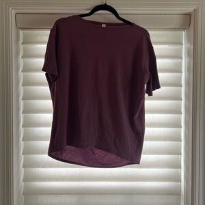 Lululemon Athletica Plum Short Sleeve Tee